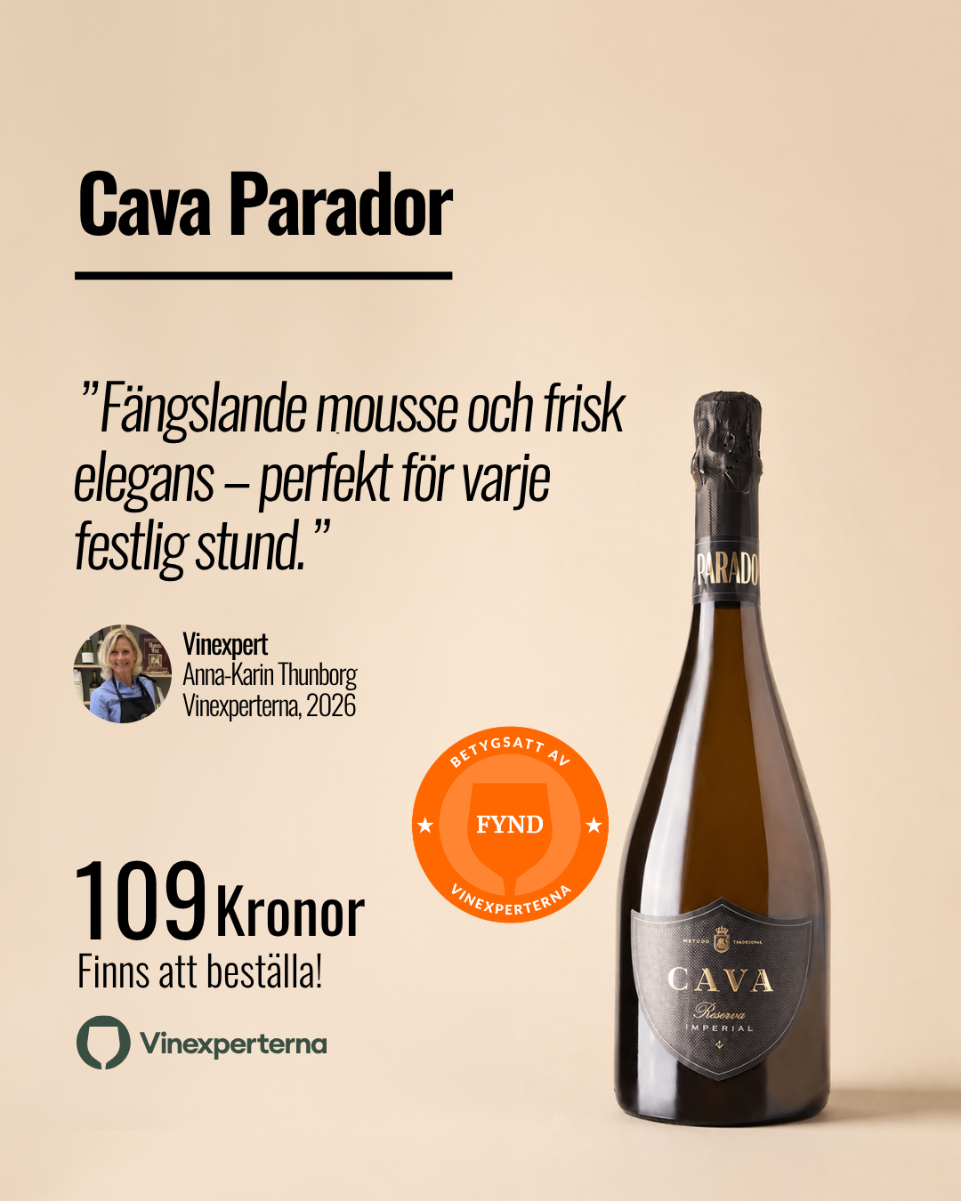 Vinexperterna Facebook ad