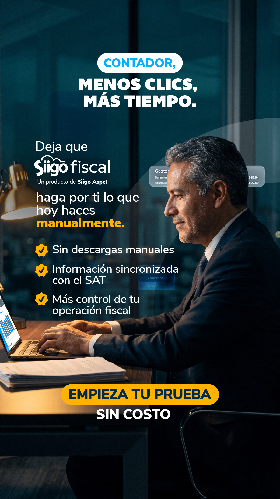 Siigo Aspel Facebook ad: Ideal para contadores y despachos contables