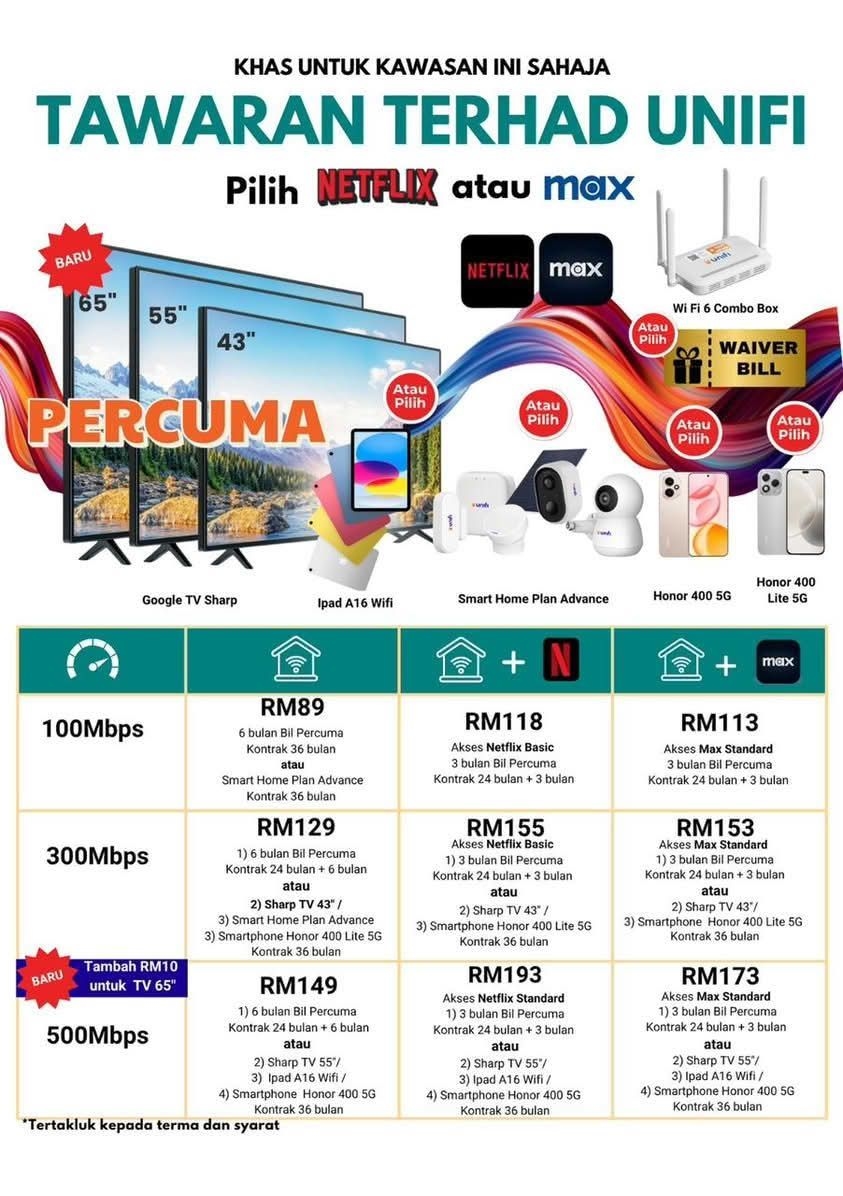 Haikal Unifi Malaysia Facebook ad