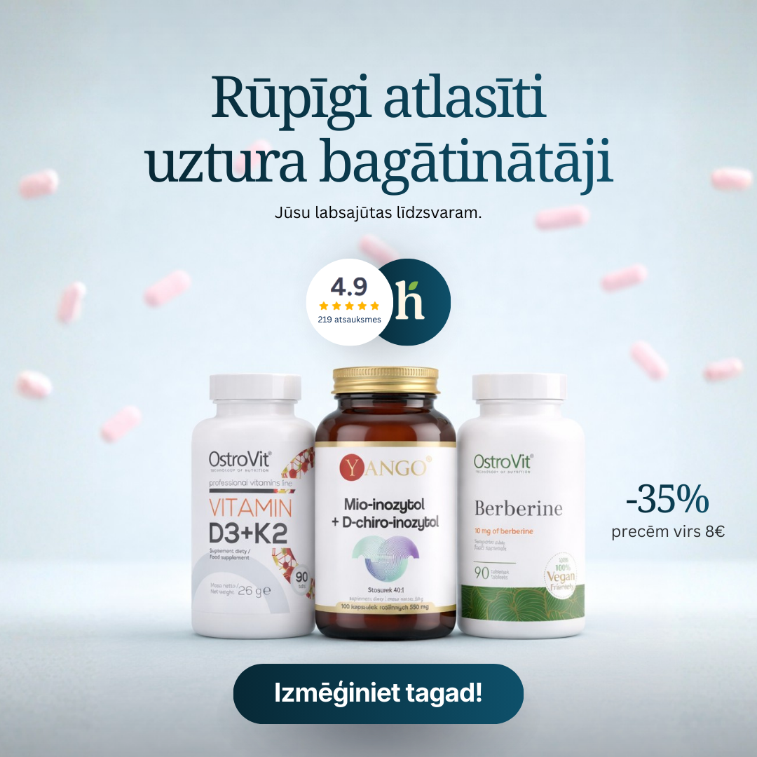 Herbora.lt Facebook ad: Atlasīti uztura bagātinātāji Jūsu labai pašsajūtai