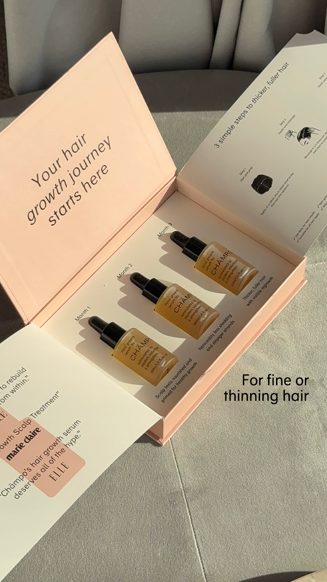 Chāmpo Haircare Facebook ad