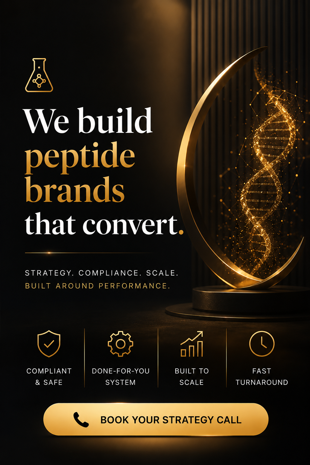 PeptBlueprint Facebook ad: We'll Build Your Entire Peptide Brand in 14 days, Or You…