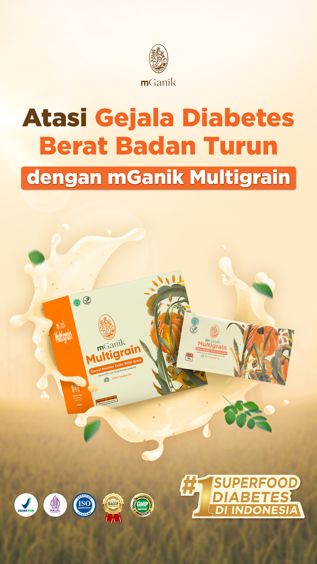 mGanik Superfood Solusi Diabetes Facebook ad