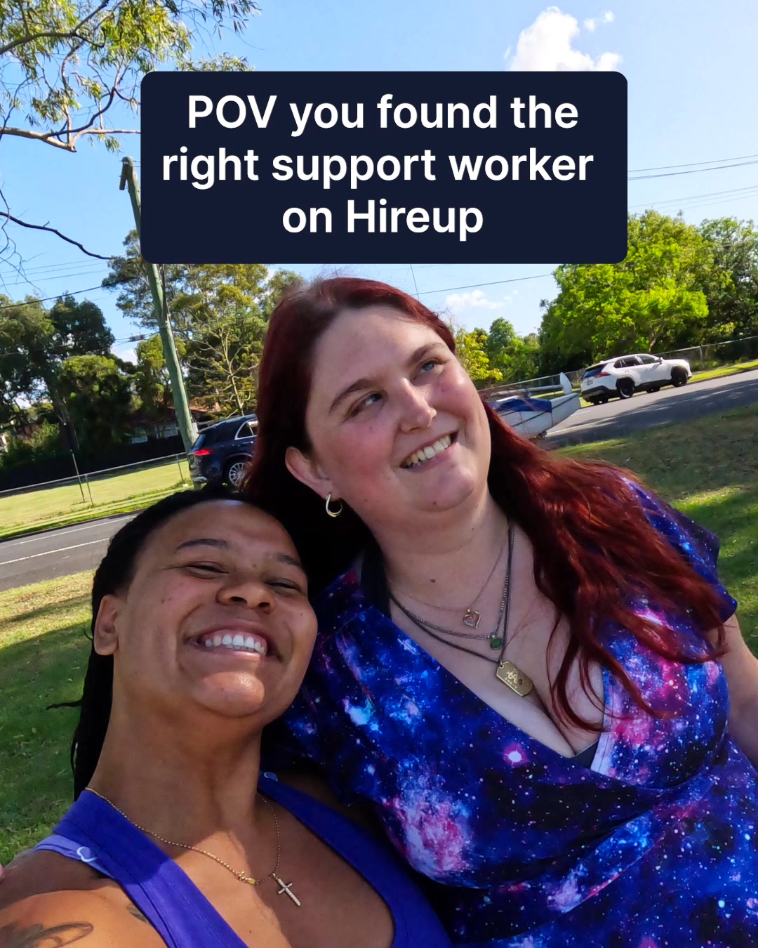 Hireup Facebook ad: Book trusted support workers
