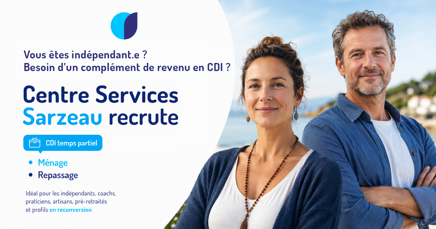 Centre Services Sarzeau Facebook ad: Profil Indépendant.e.s, micro-entrepreneurs: besoin d’un…