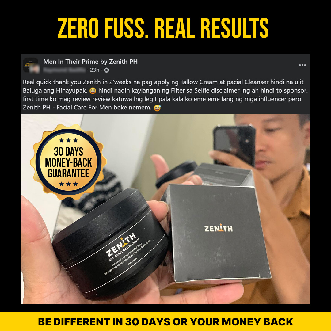 Zenith PH - Facial Care For Men Facebook ad