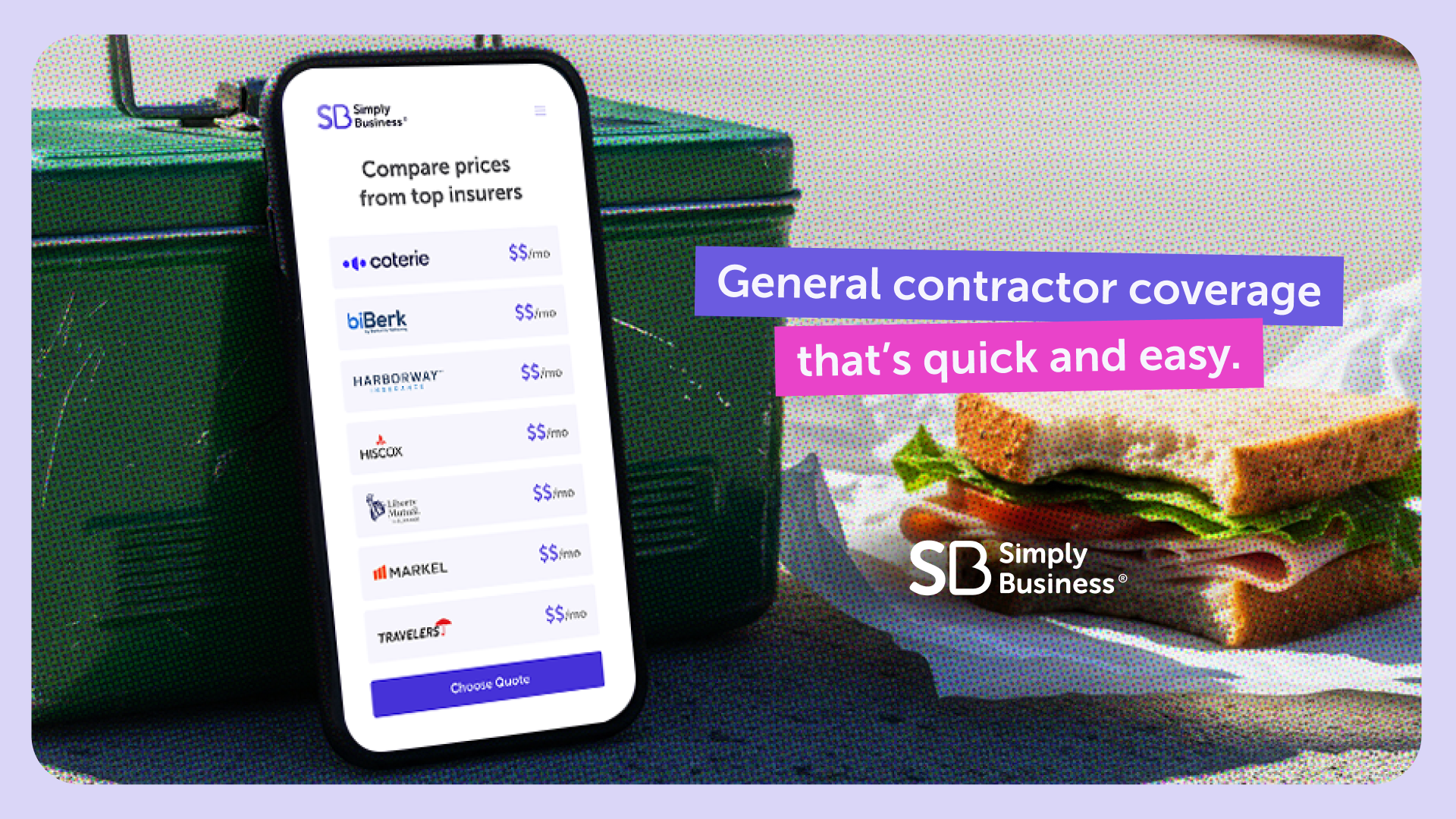 Simply Business US Facebook ad