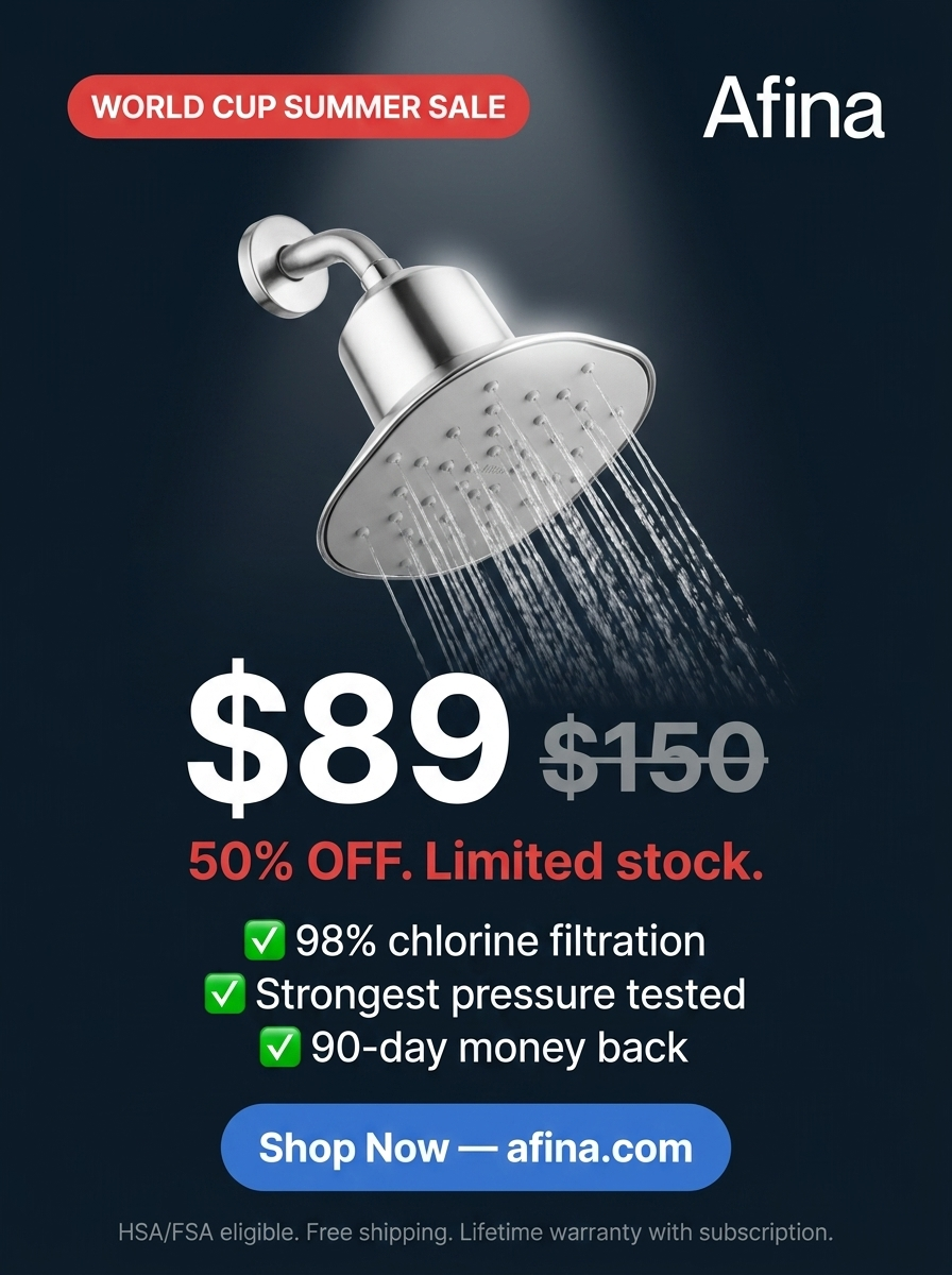 Showerlabs Facebook ad