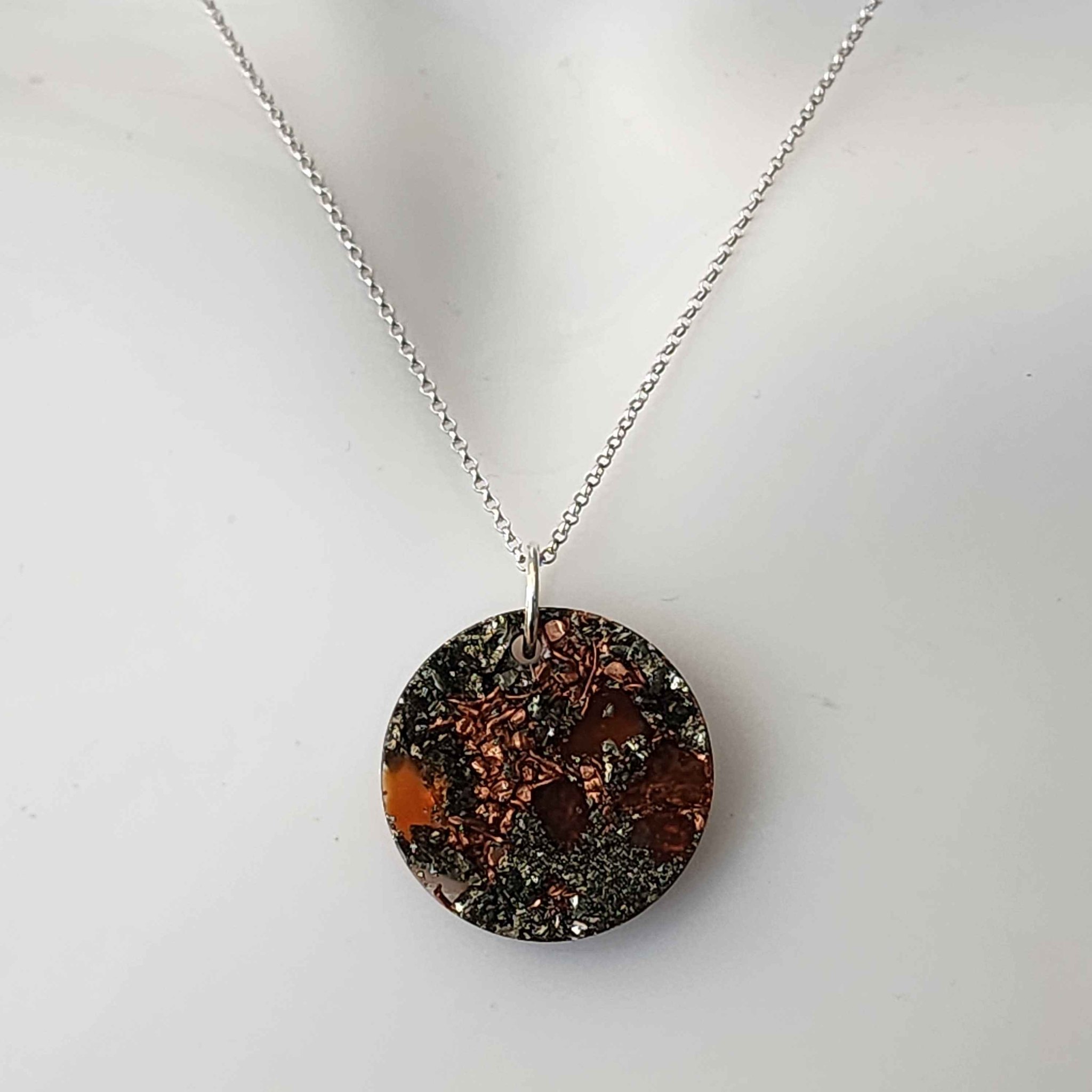Bill Shehadeh Facebook ad: Orgonite Pendant with Pyrite & Carnelian, EMF Protection…