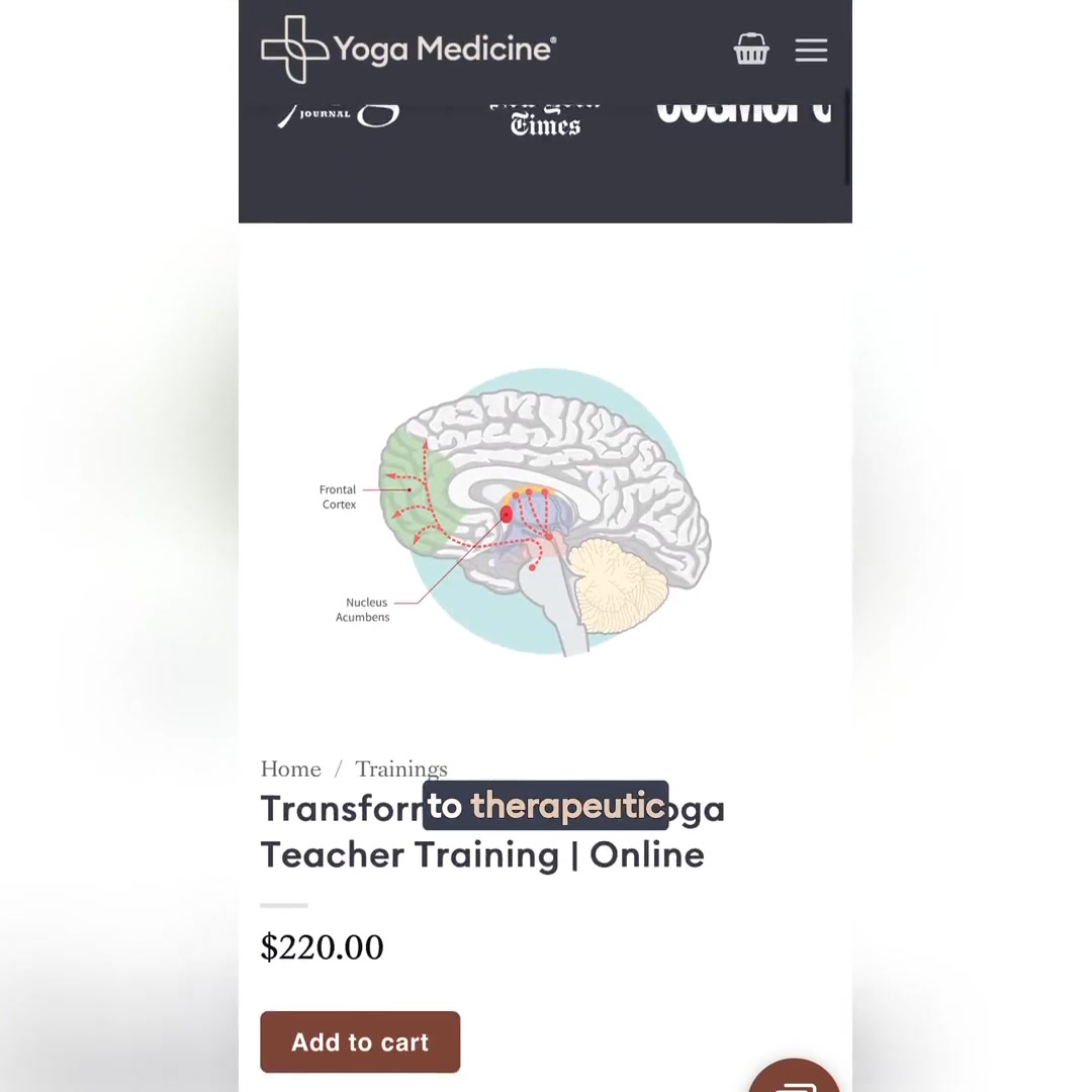 Yoga Medicine by Tiffany Cruikshank Facebook ad