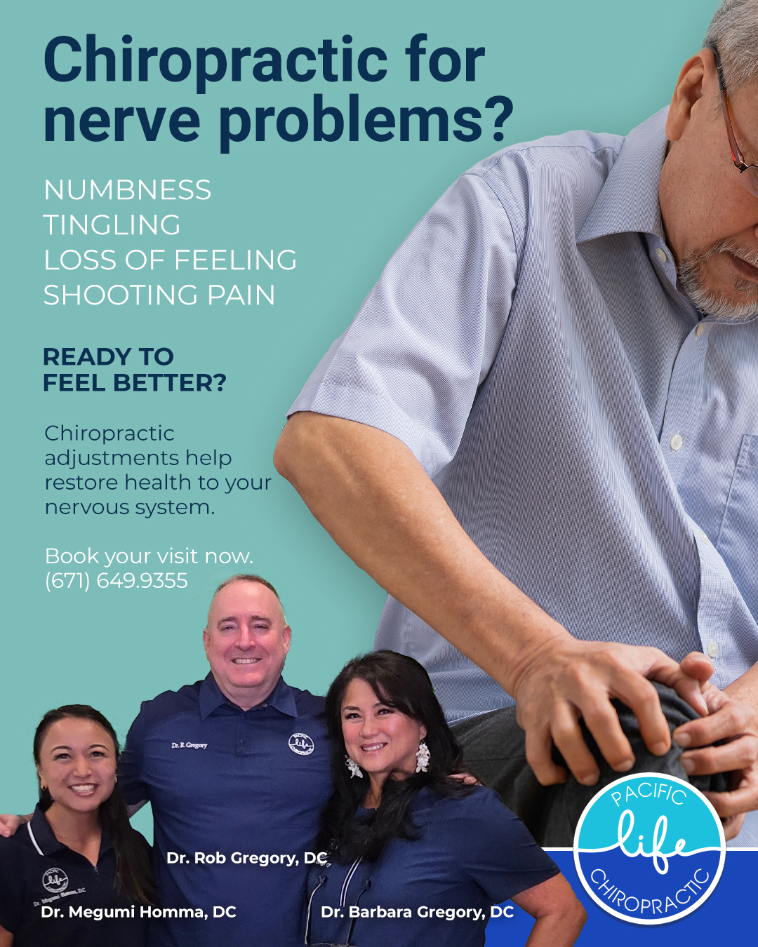 Pacific Life Chiropractic Guam Facebook ad