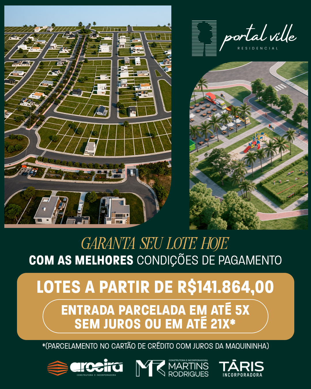Aroeira Construtora Facebook ad from Apr 12, 2026