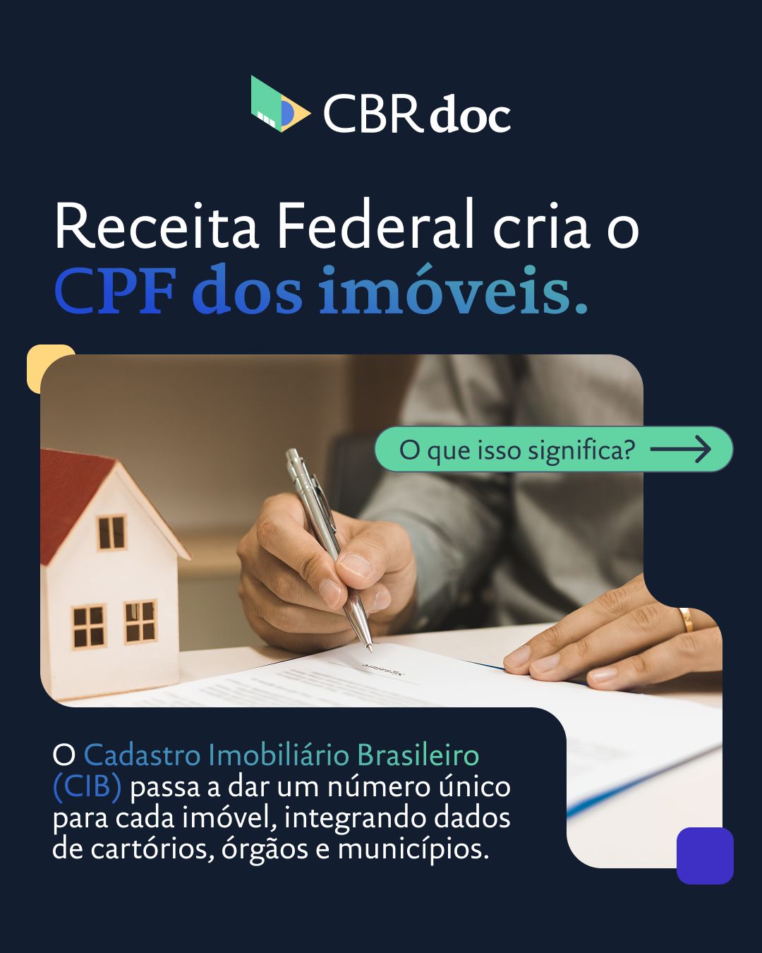 CBRdoc - Central Brasileira de Documentos Facebook ad: O RG dos imóveis chegou.