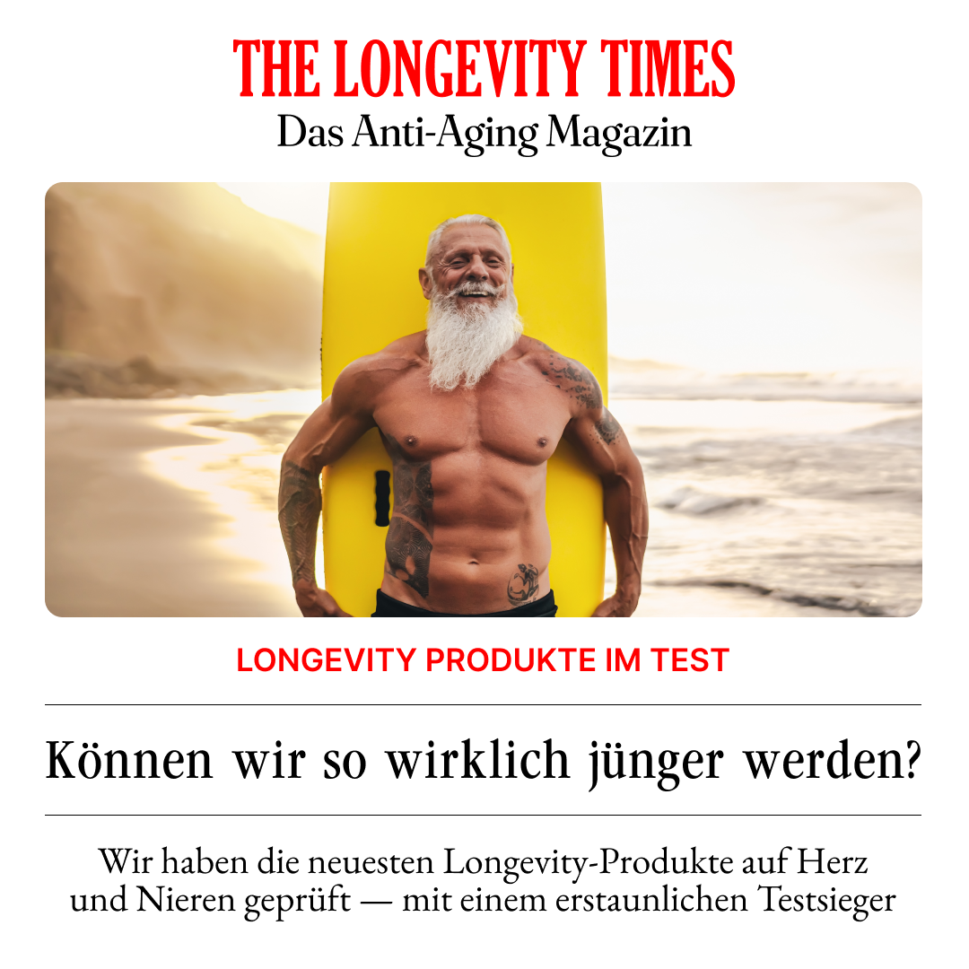 THE LONGEVITY TIMES: Das Anti-Aging Magazin Facebook ad