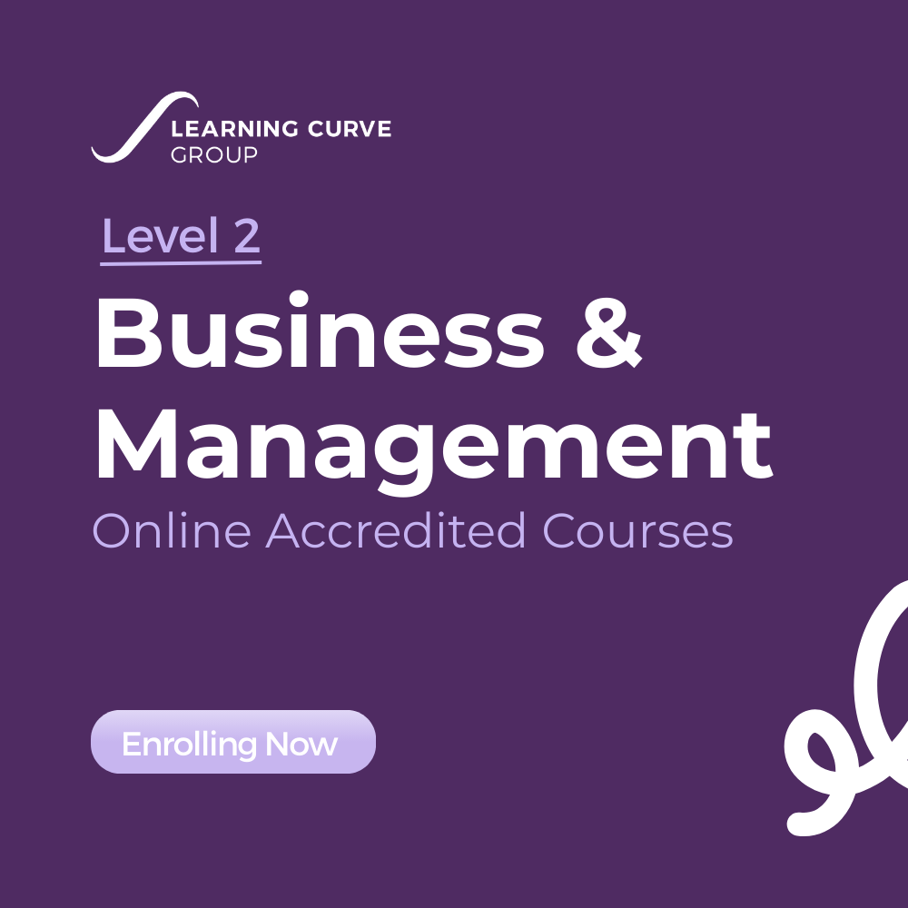 Learning Curve Group Facebook ad: Build your skills within Business & Management with…