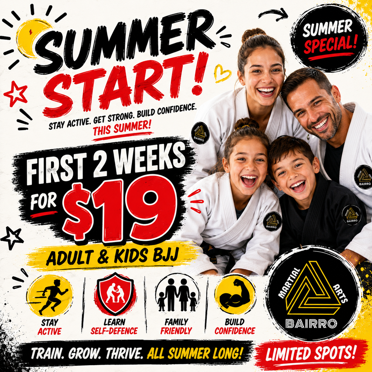 Bairro Brazilian Jiu-Jitsu & Muay Thai Kickboxing Facebook ad