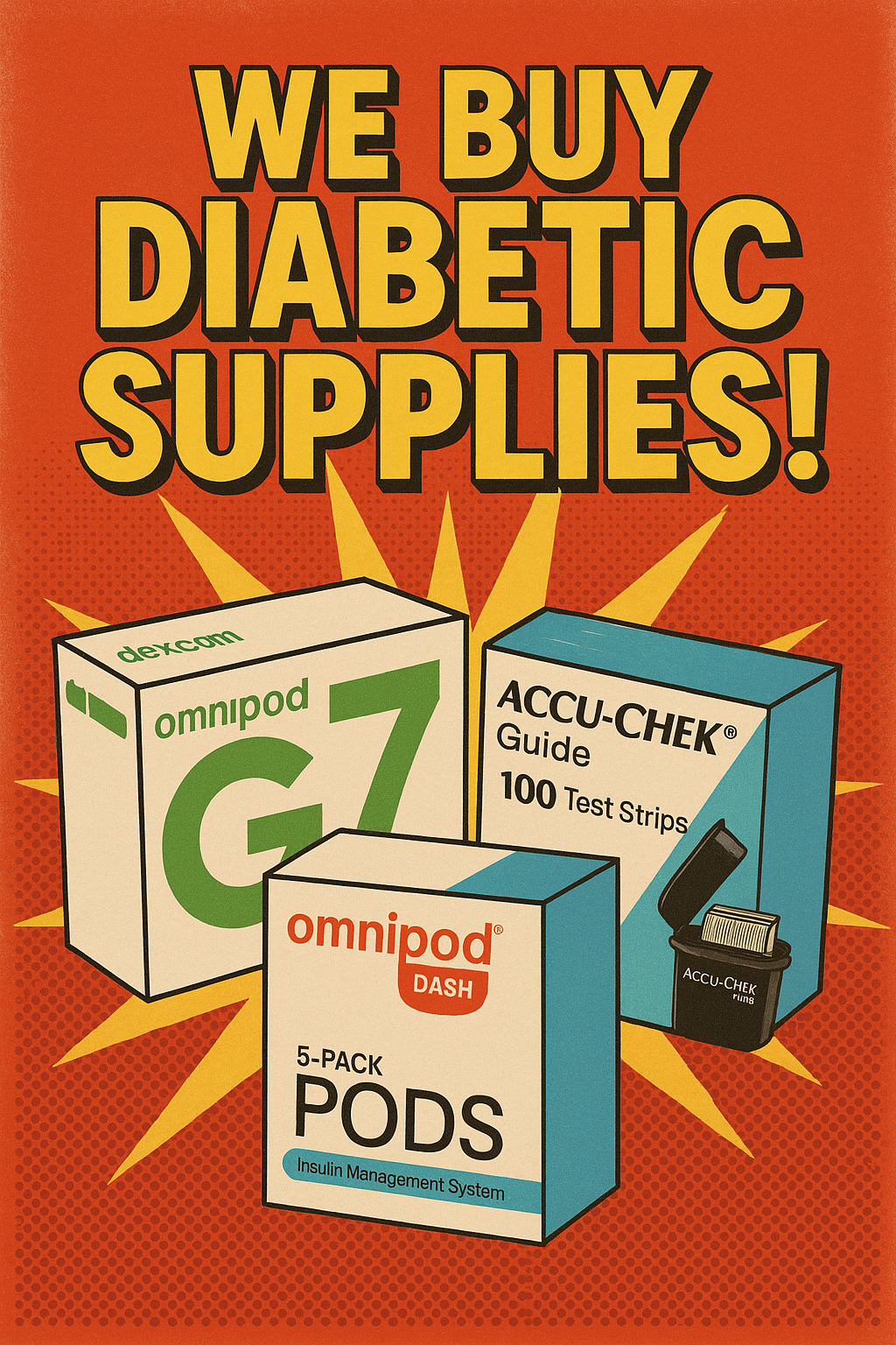 Cash for Diabetic Test Strips - Florence, SC Facebook ad