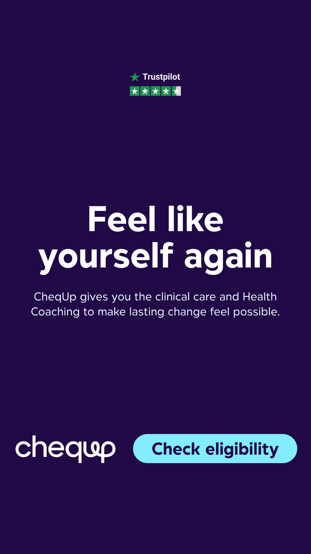 CheqUp Health Facebook ad from Jun 8, 2026