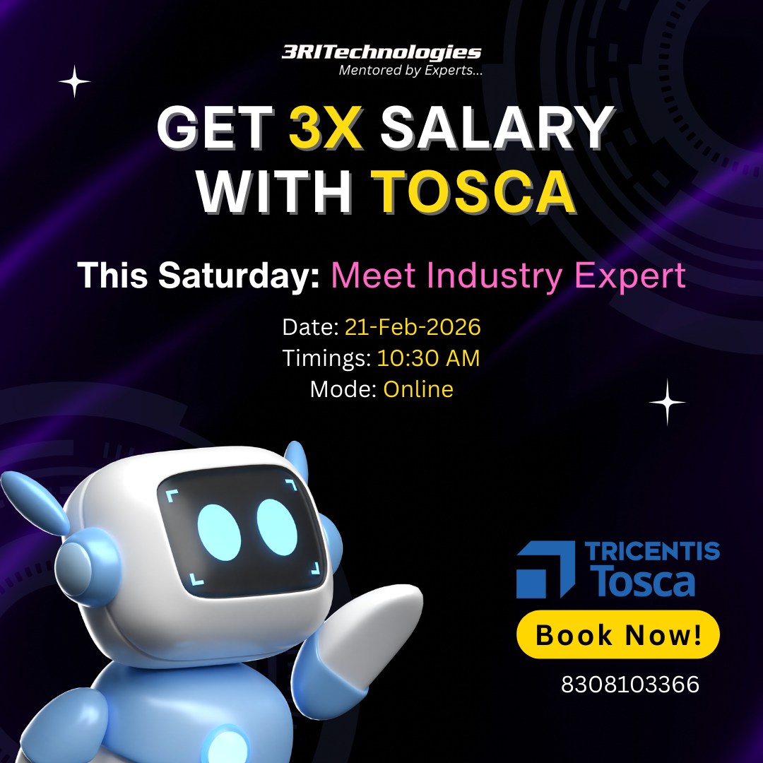 3RI Technologies Facebook ad: Tosca Certification Training | 3RI Technologies Pvt. Ltd.