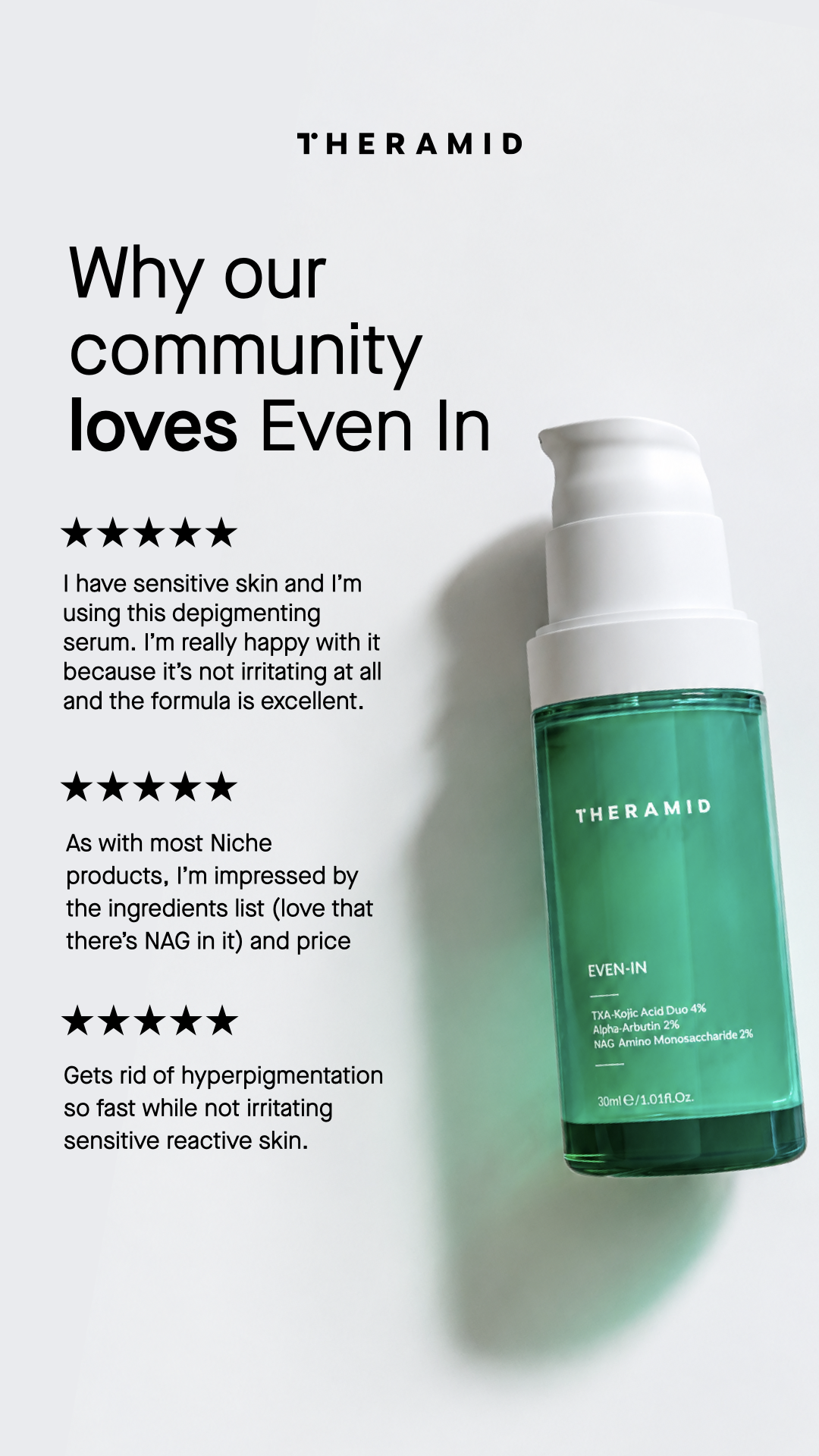 Niche Beauty Lab Facebook ad: Dark Spot Care, Redefined.