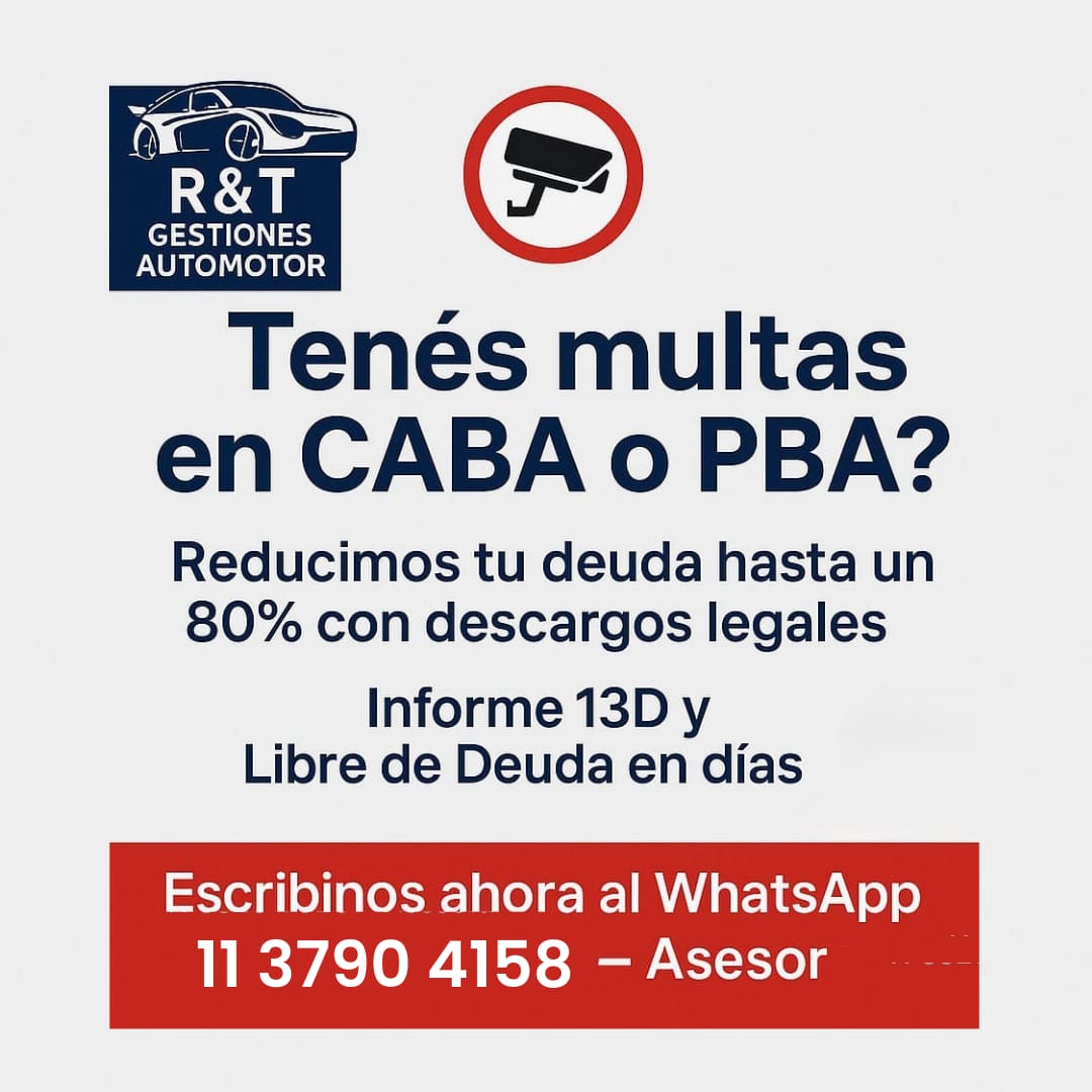 R&T Gestiones Automotor Facebook ad from Jun 12, 2026