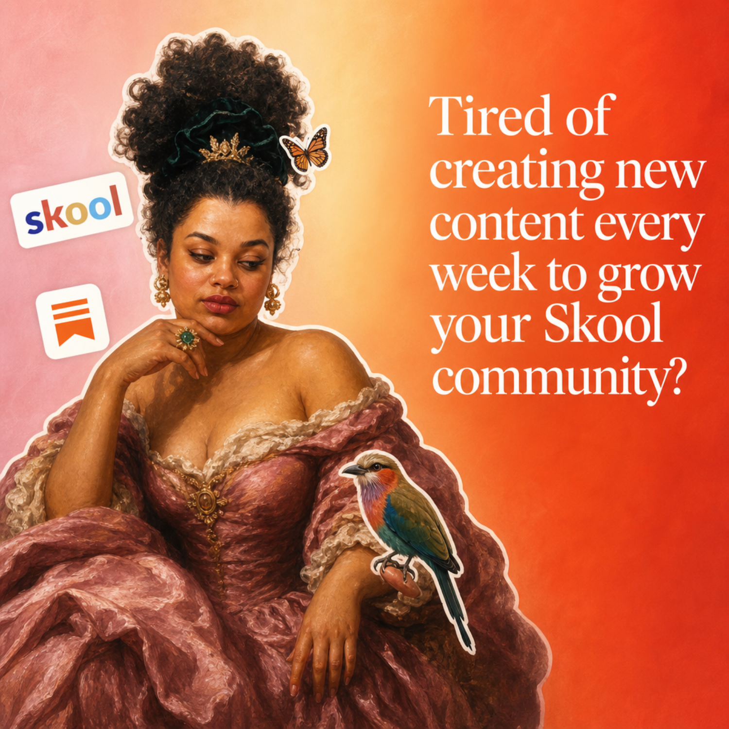 Adriana-Morena Personal Brand Designerin Facebook ad: Turn Content Into Traffic