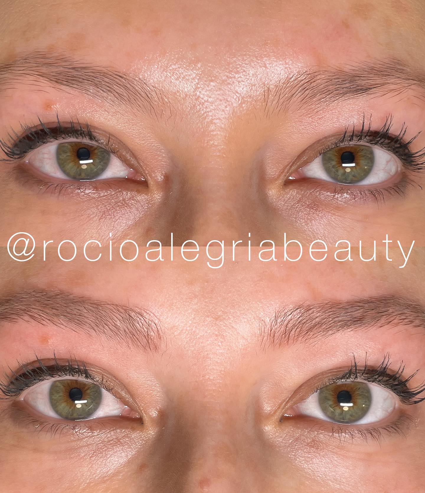 Rocioalegriabeauty Facebook ad: Antes y después de nanoblading en cejas finas…