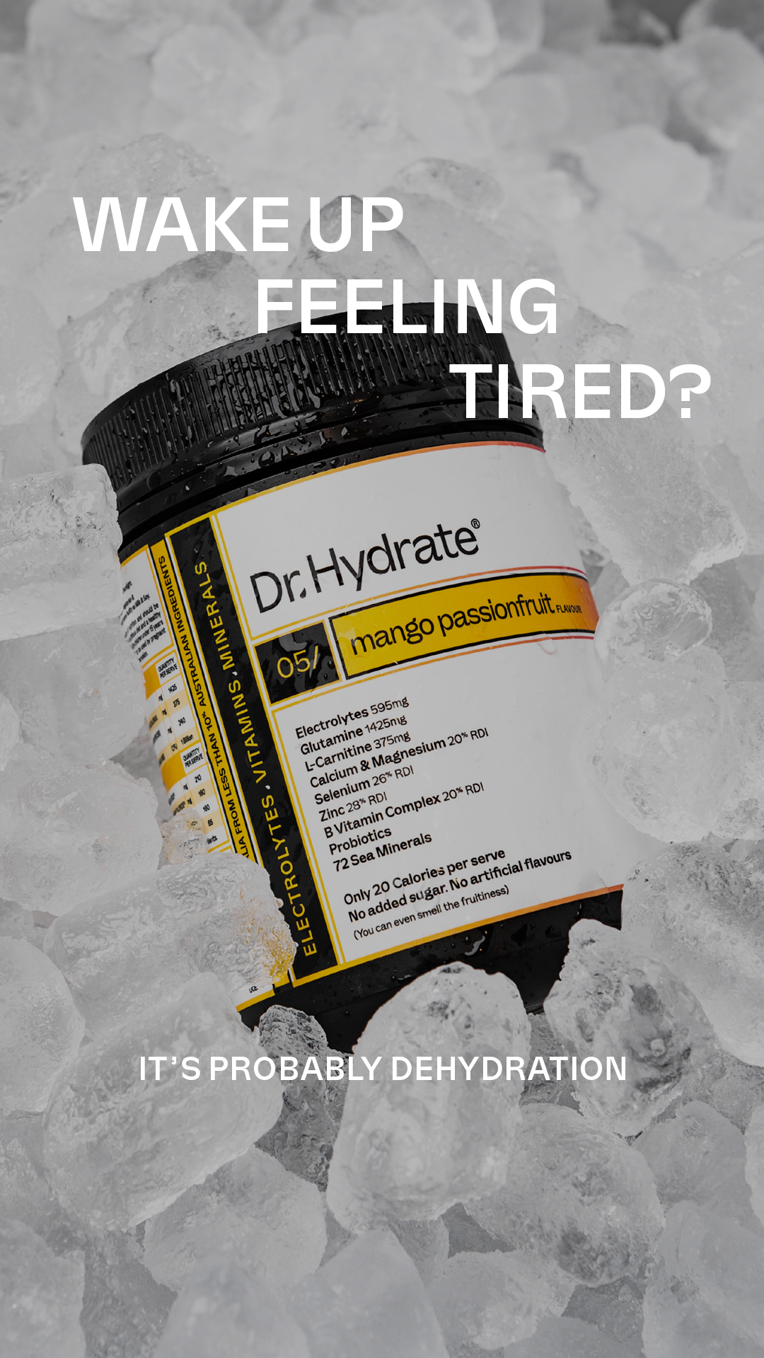 Dr. Hydrate Facebook ad