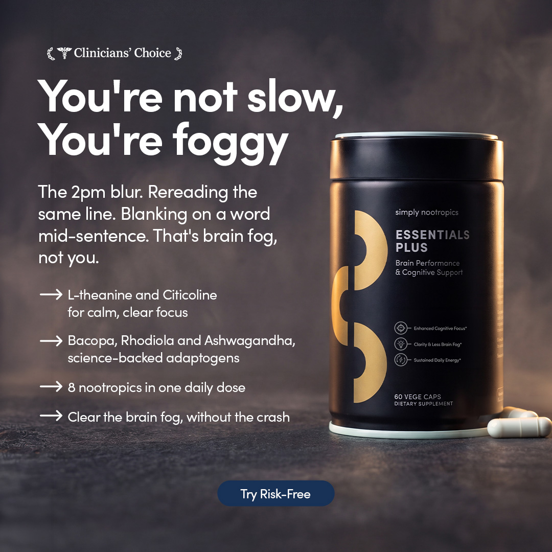 Simply Nootropics Facebook ad