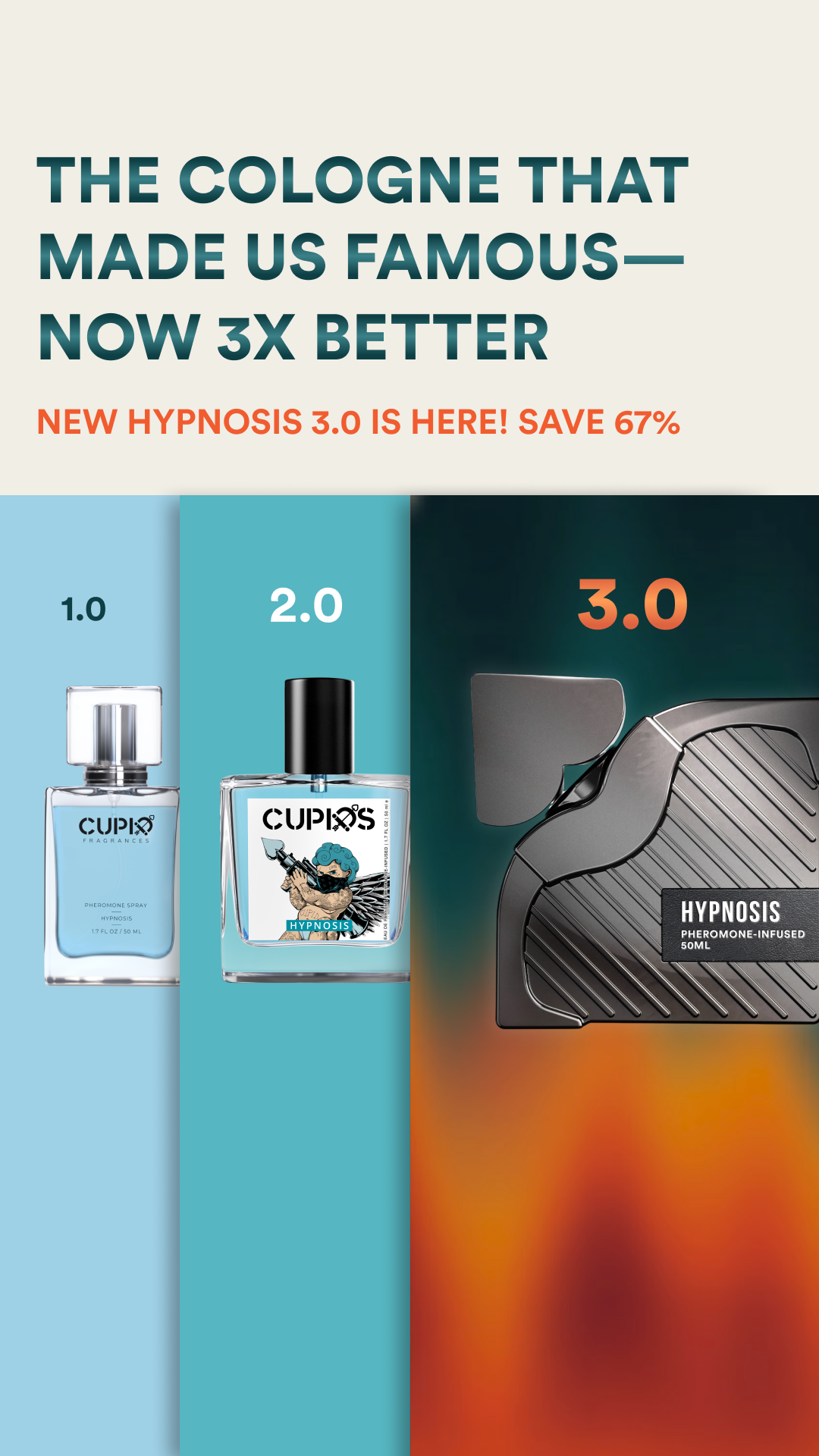Hypnosis by Cupids Facebook ad