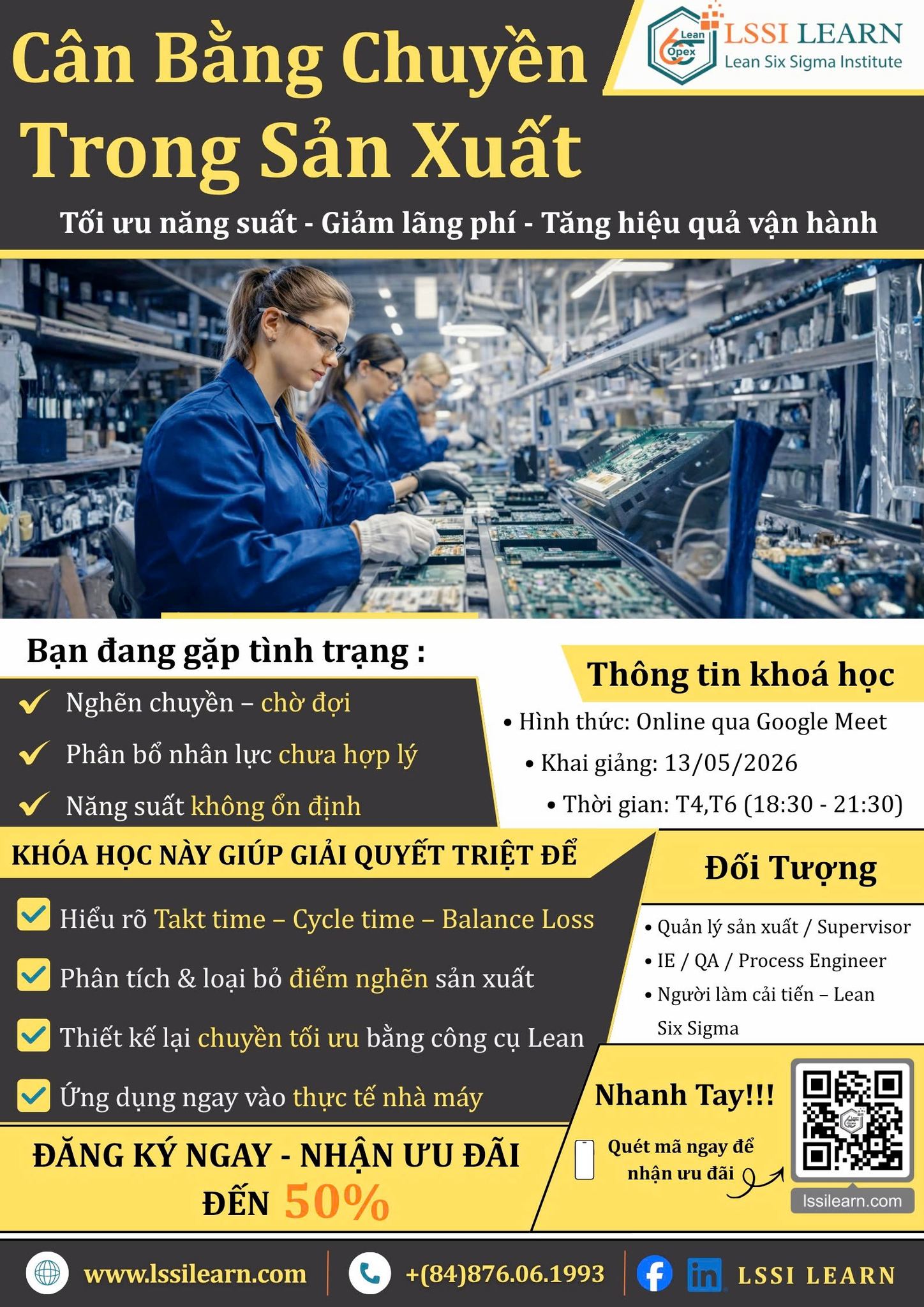 Quản Trị Vận Hành Xuất Sắc - LSSI LEARN Facebook ad: KHAI GIẢNG KHÓA 2026, ĐĂNG KÝ NGAY |…