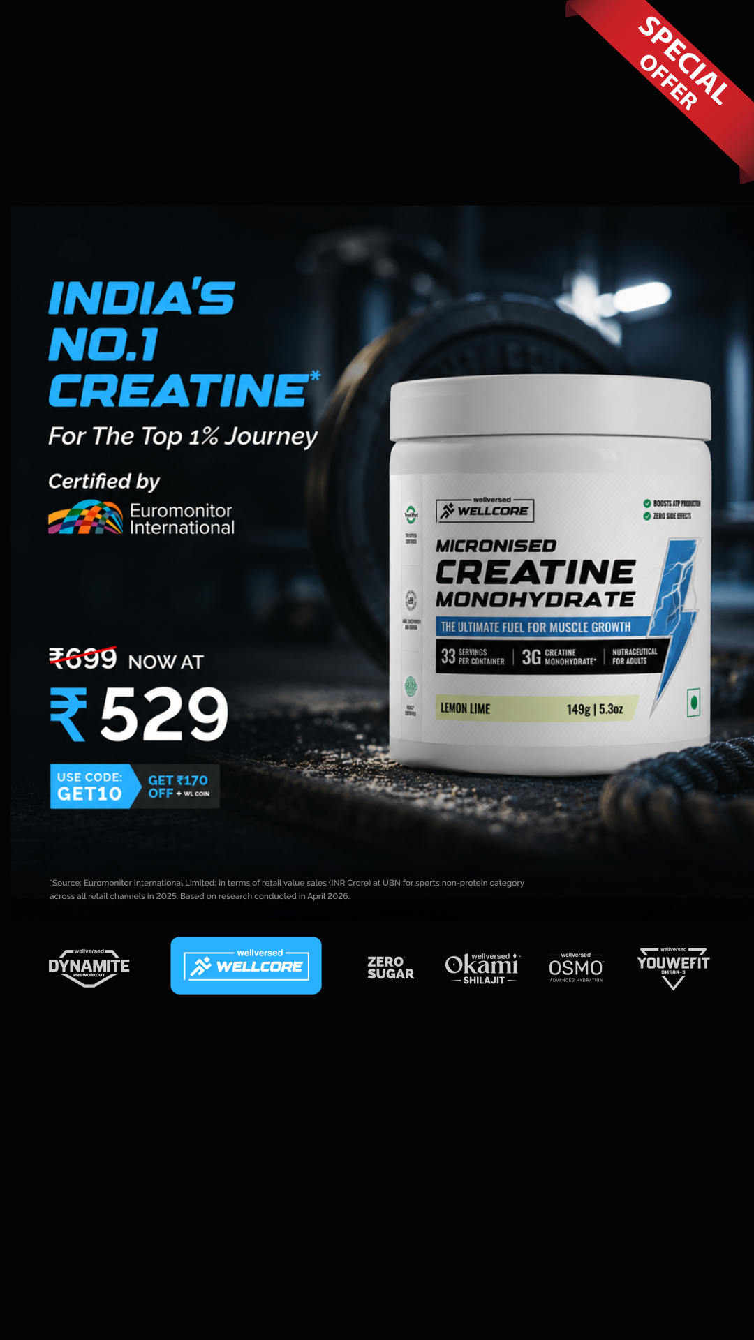 Wellcore - Wellversed Brand Facebook ad