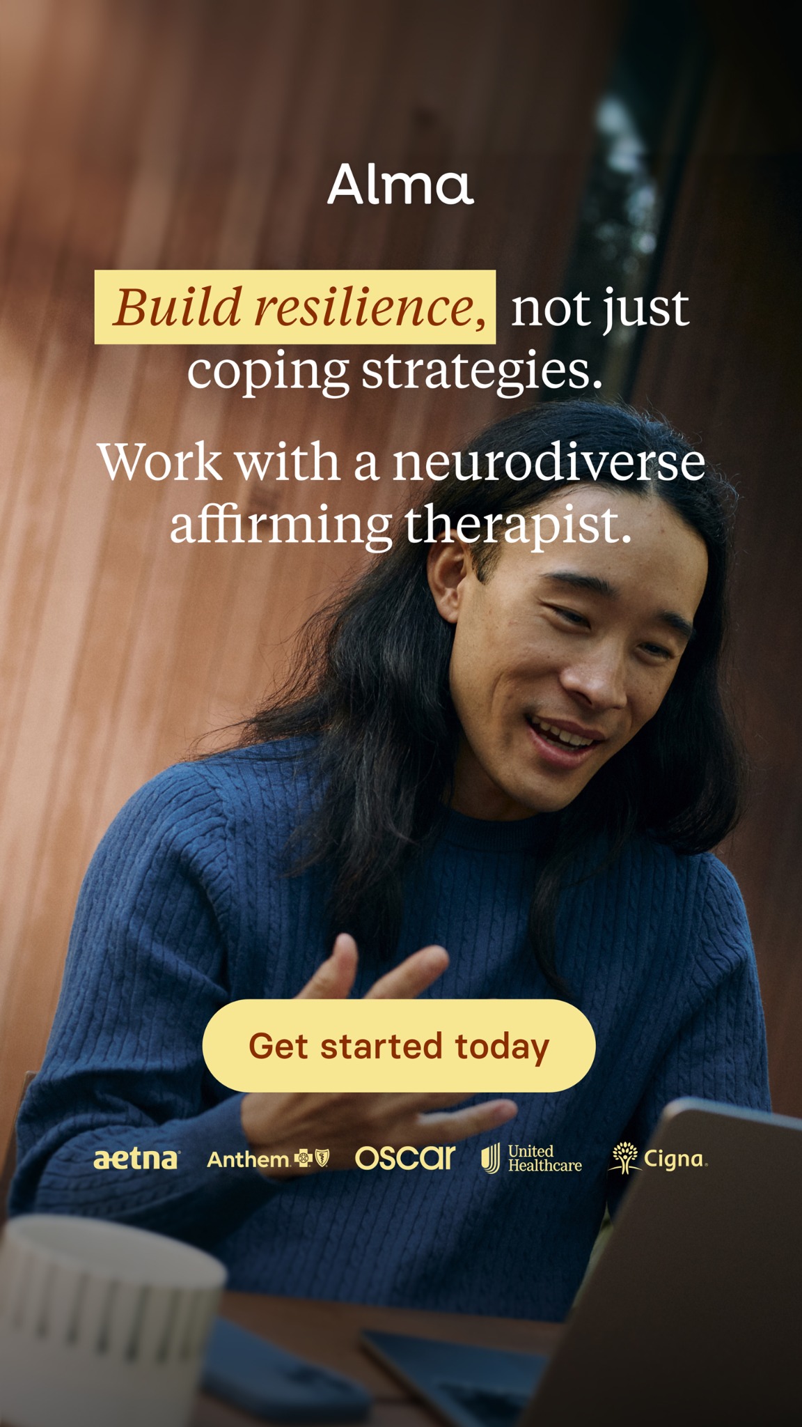 Alma Facebook ad