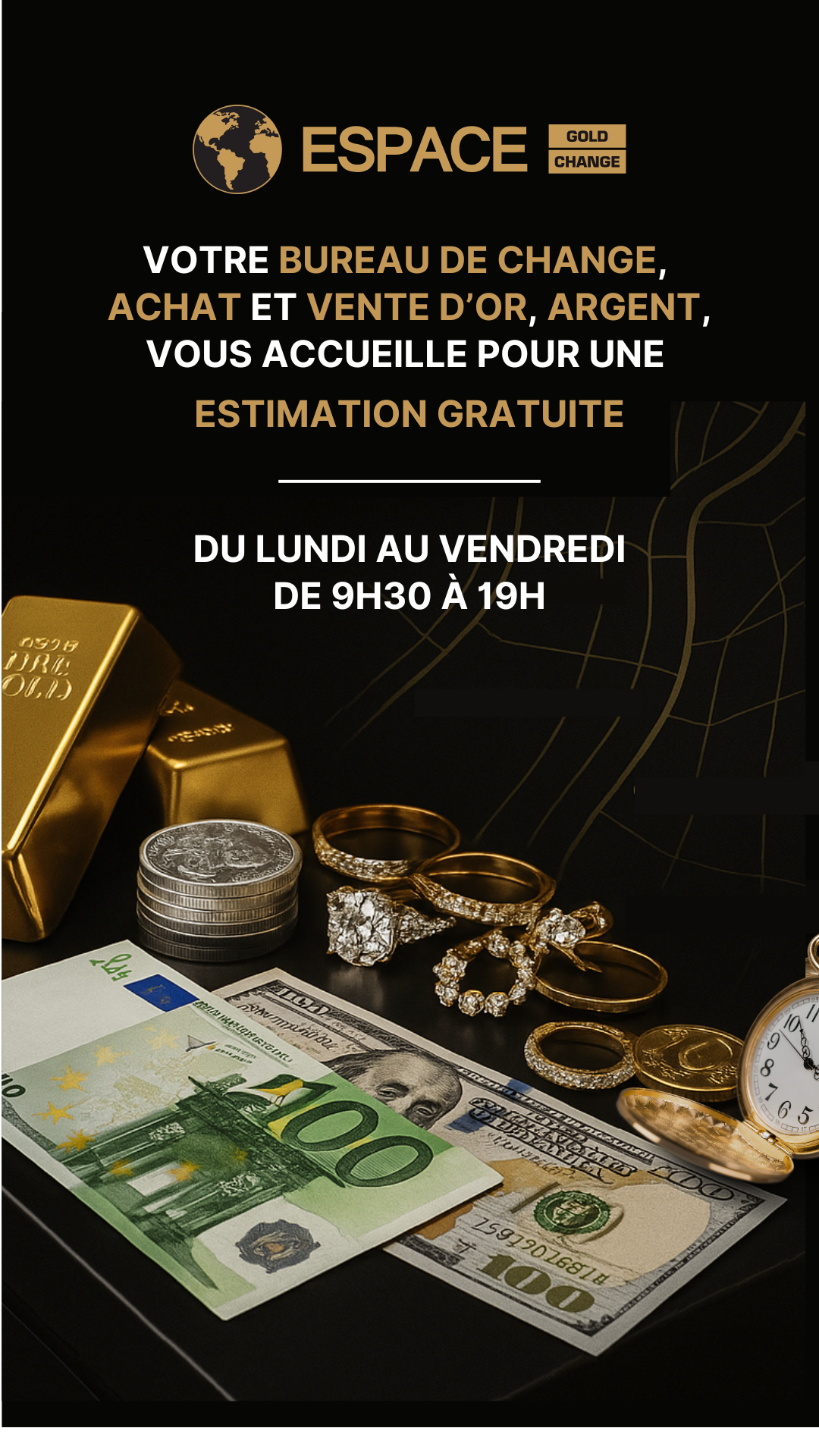 Espace Gold Change Facebook ad from Jul 29, 2025