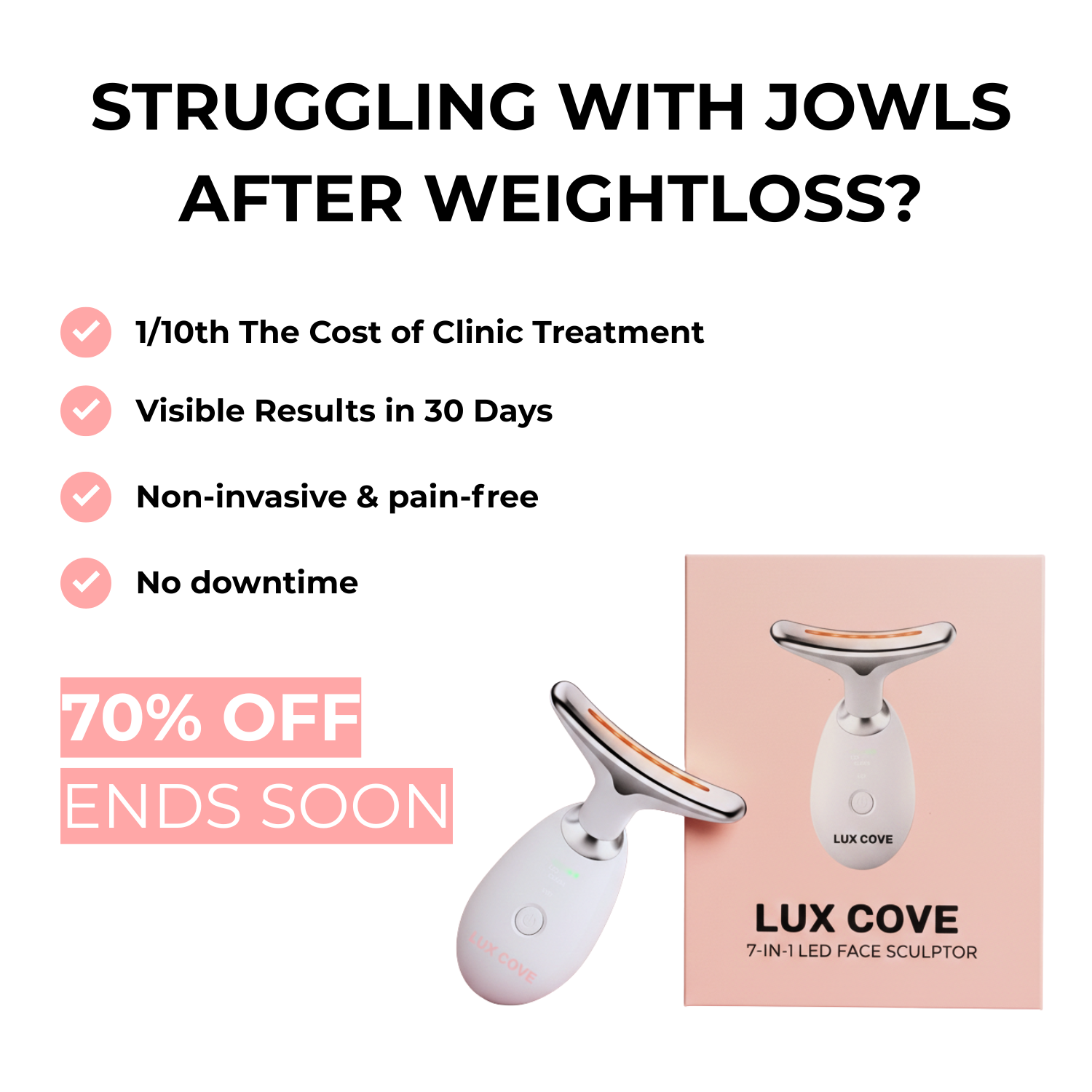 Lux Cove Facebook ad