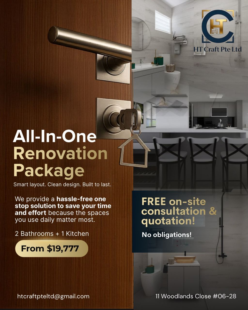 HT Craft Pte Ltd Facebook ad from Jun 16, 2026