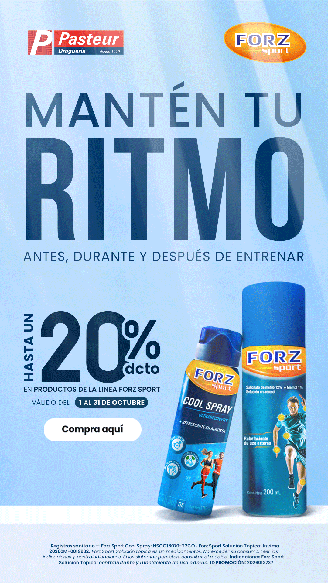 FORZ SPORT Facebook ad: Compra Forz Sport con hasta 20% OFF