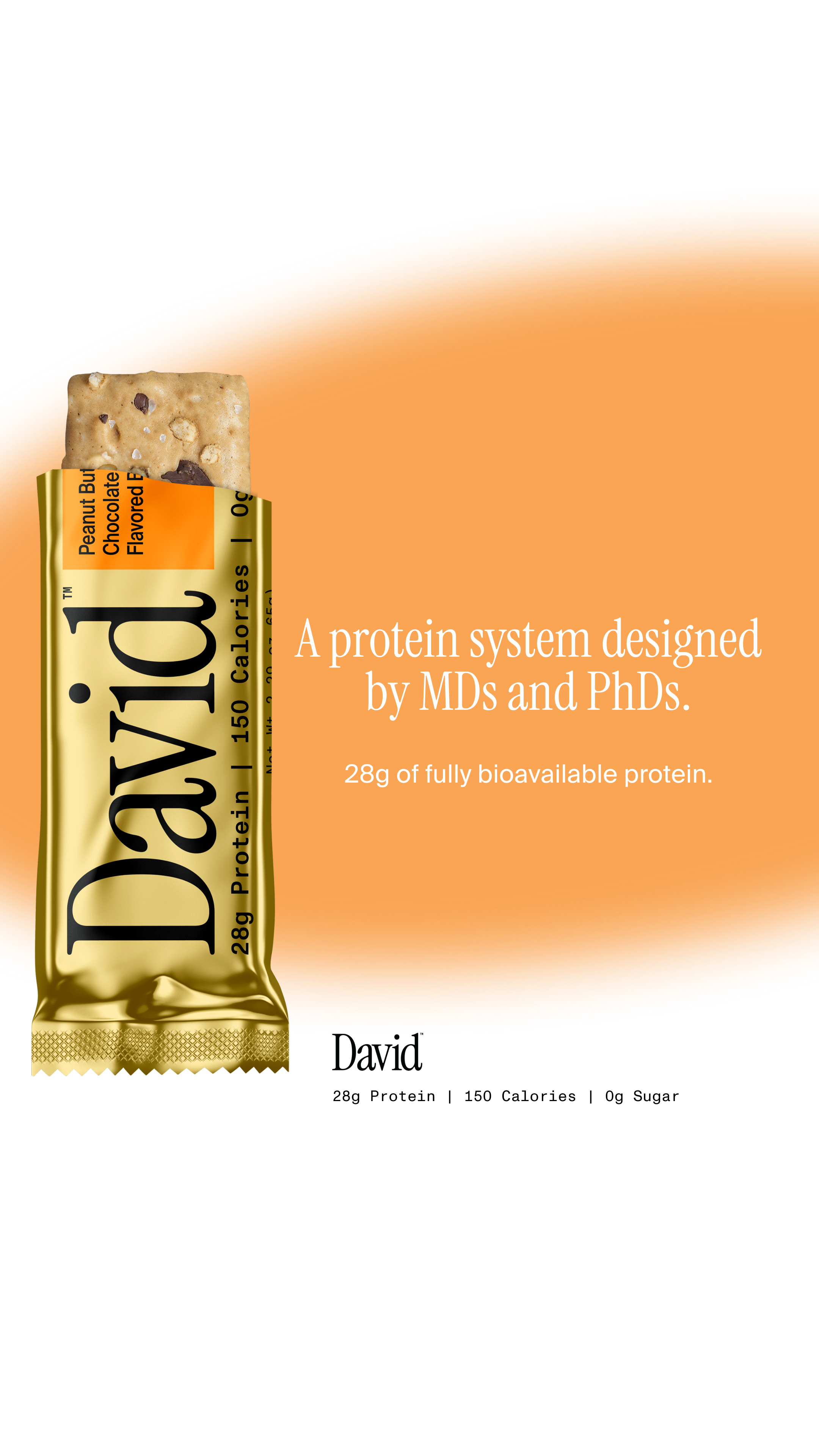 David Protein Facebook ad