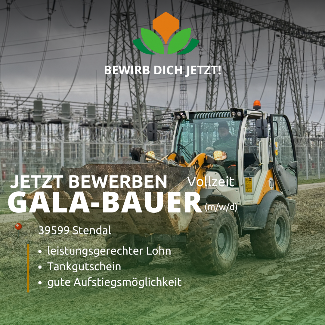LBW Land.Bau.Werk GmbH Facebook ad: Wir suchen GaLa-Bauer (m/w/d) in Stendal, auch als…