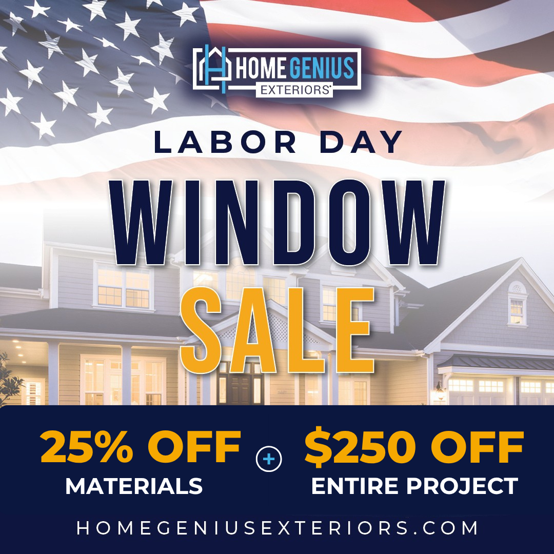Home Genius Exteriors Facebook ad