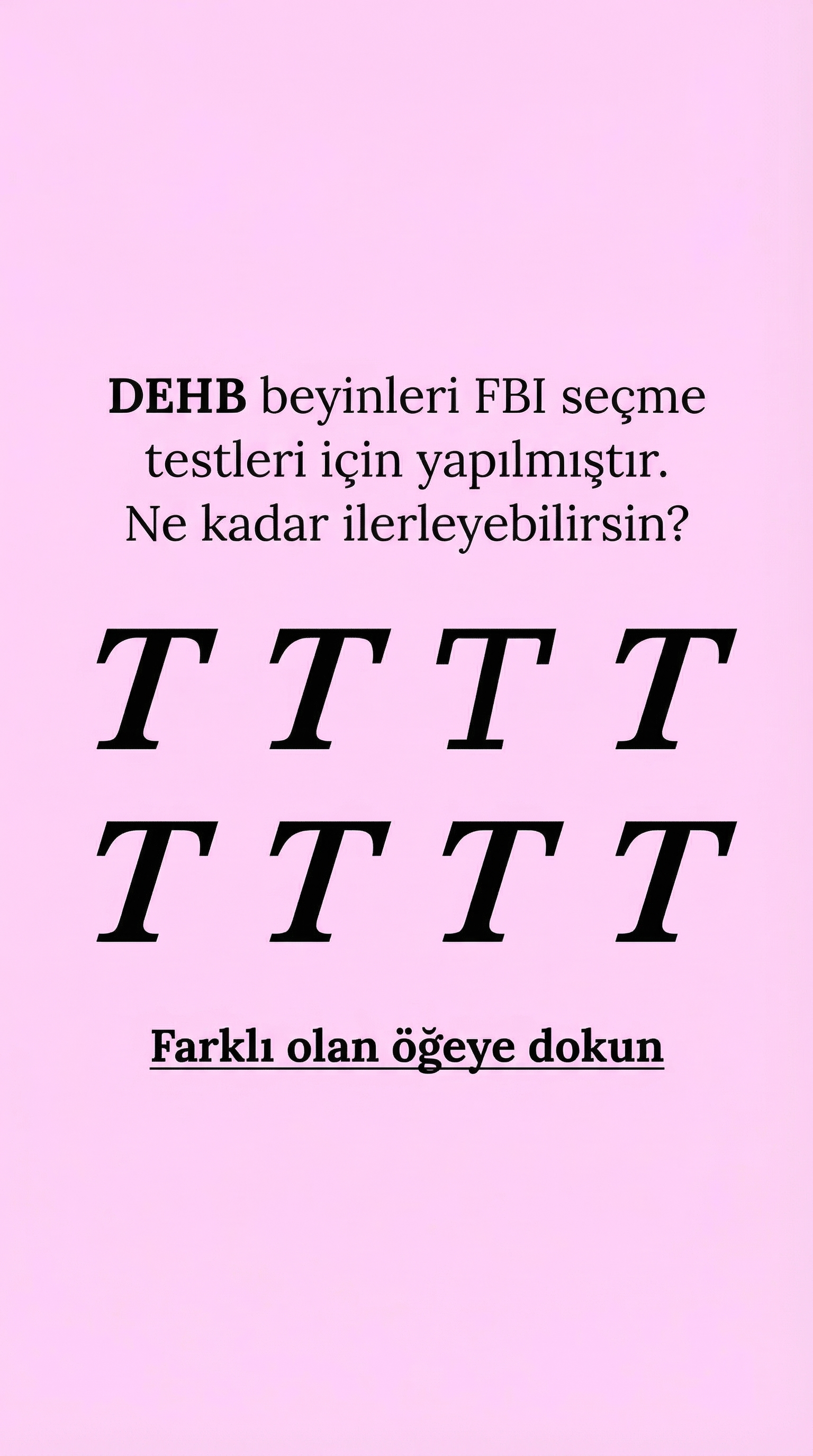 International Brain Test Facebook ad
