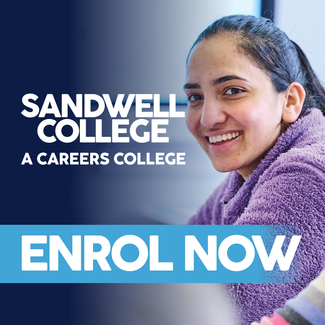 Sandwell College Facebook ad