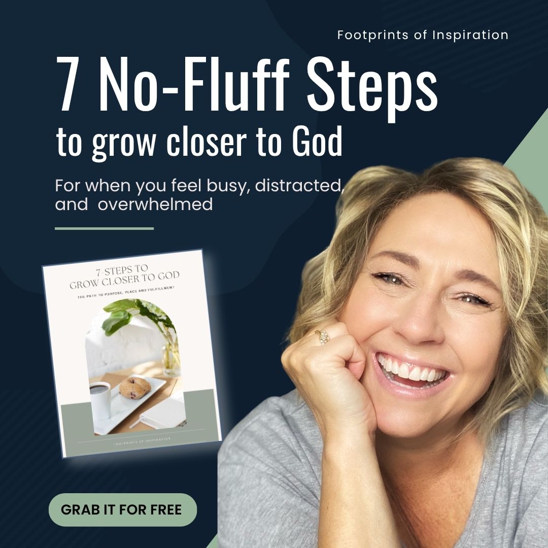 Footprints of Inspiration Facebook ad: 7 Simple Habits for Real-Life Faith