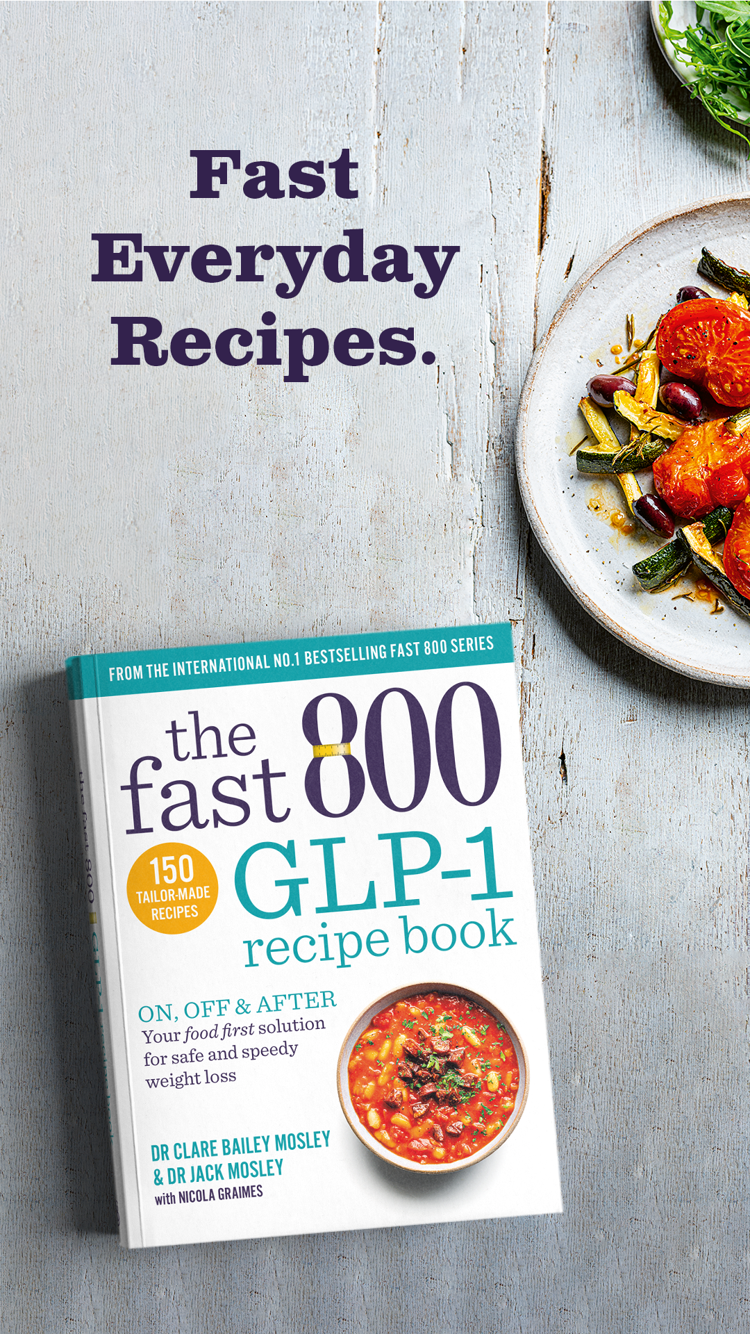 Octopus Publishing Group Facebook ad: The Fast 800 GLP-1 Recipe Book