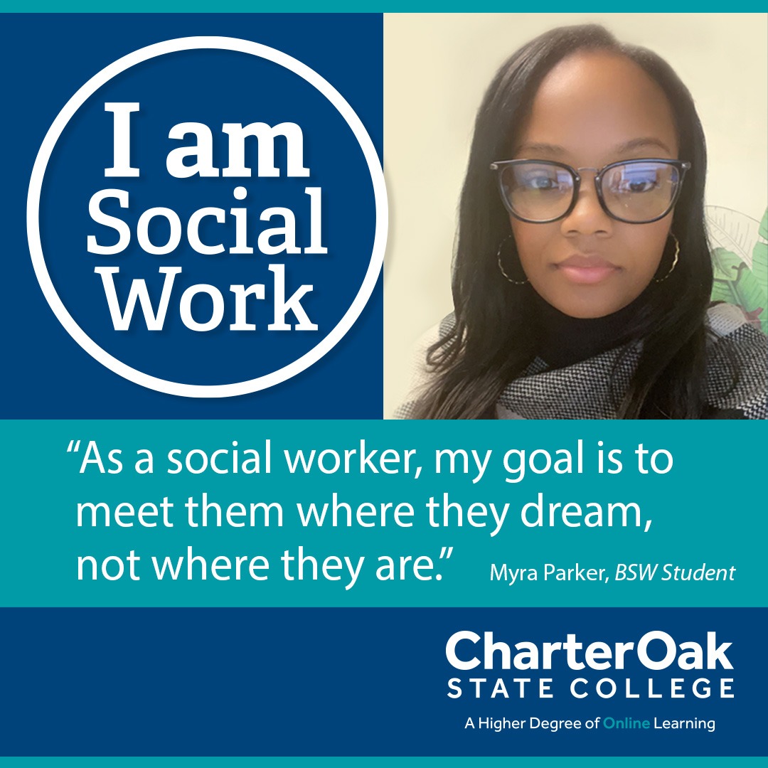 Charter Oak State College Facebook ad: Built for Working Adults