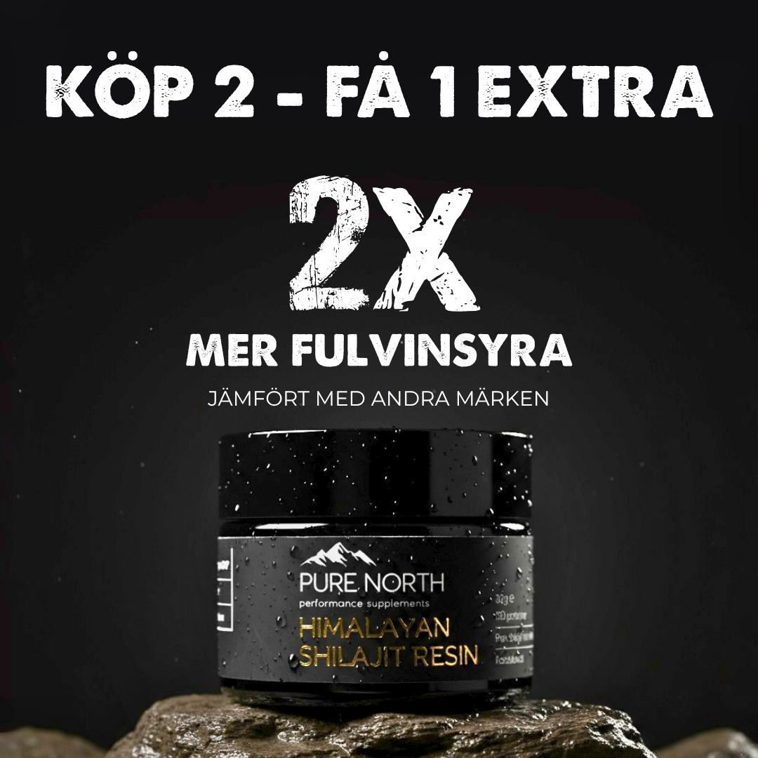 Pure North Facebook ad: Köp 3 - få 2 extra!