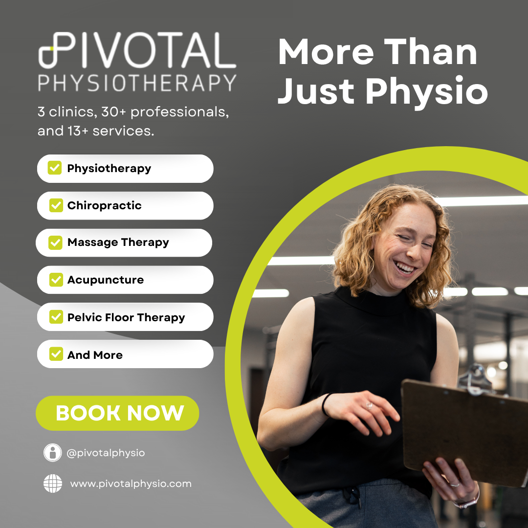 Pivotal Physiotherapy Facebook ad: Your body deserves the best.