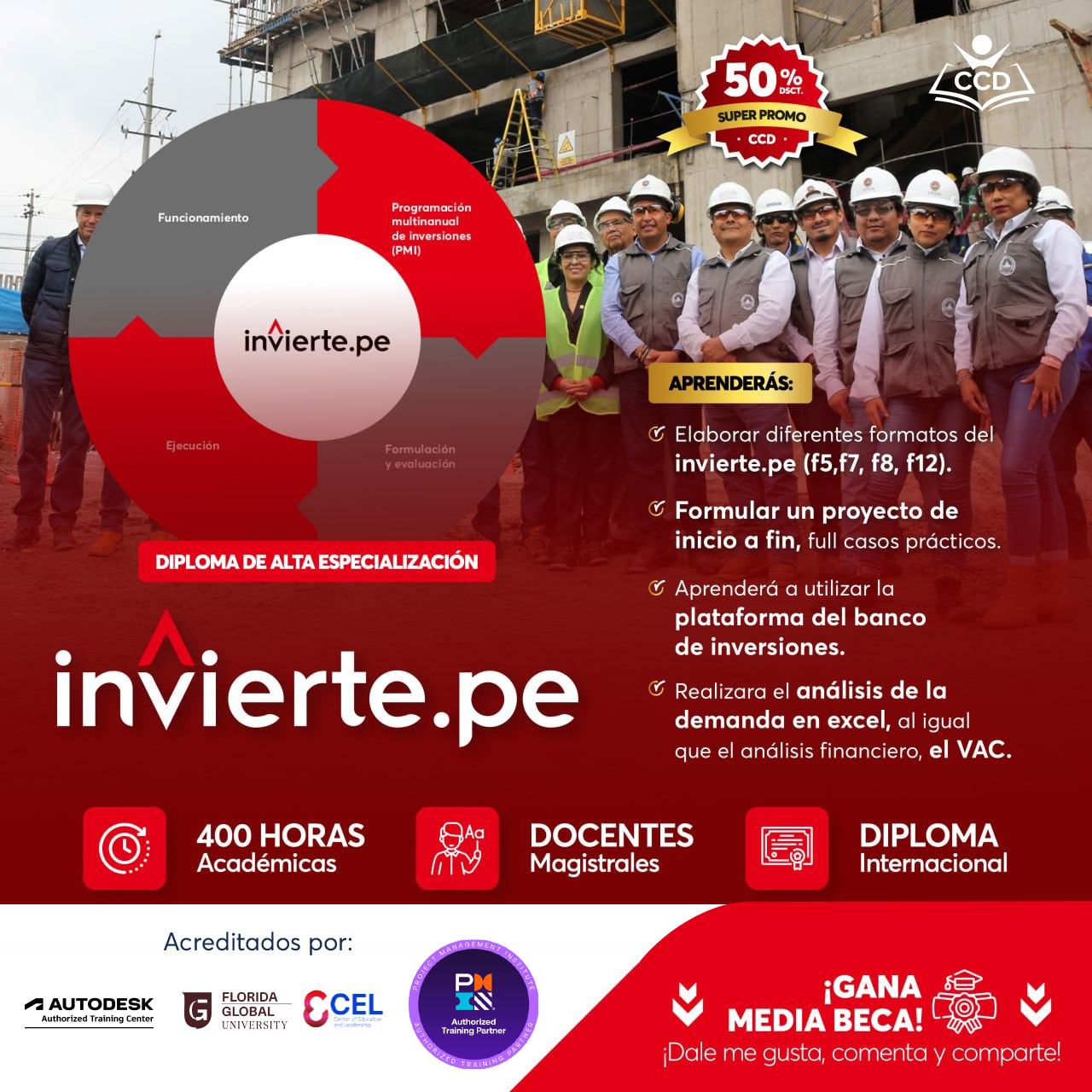 Centro de Capacitación y Desarrollo - CCD Facebook ad