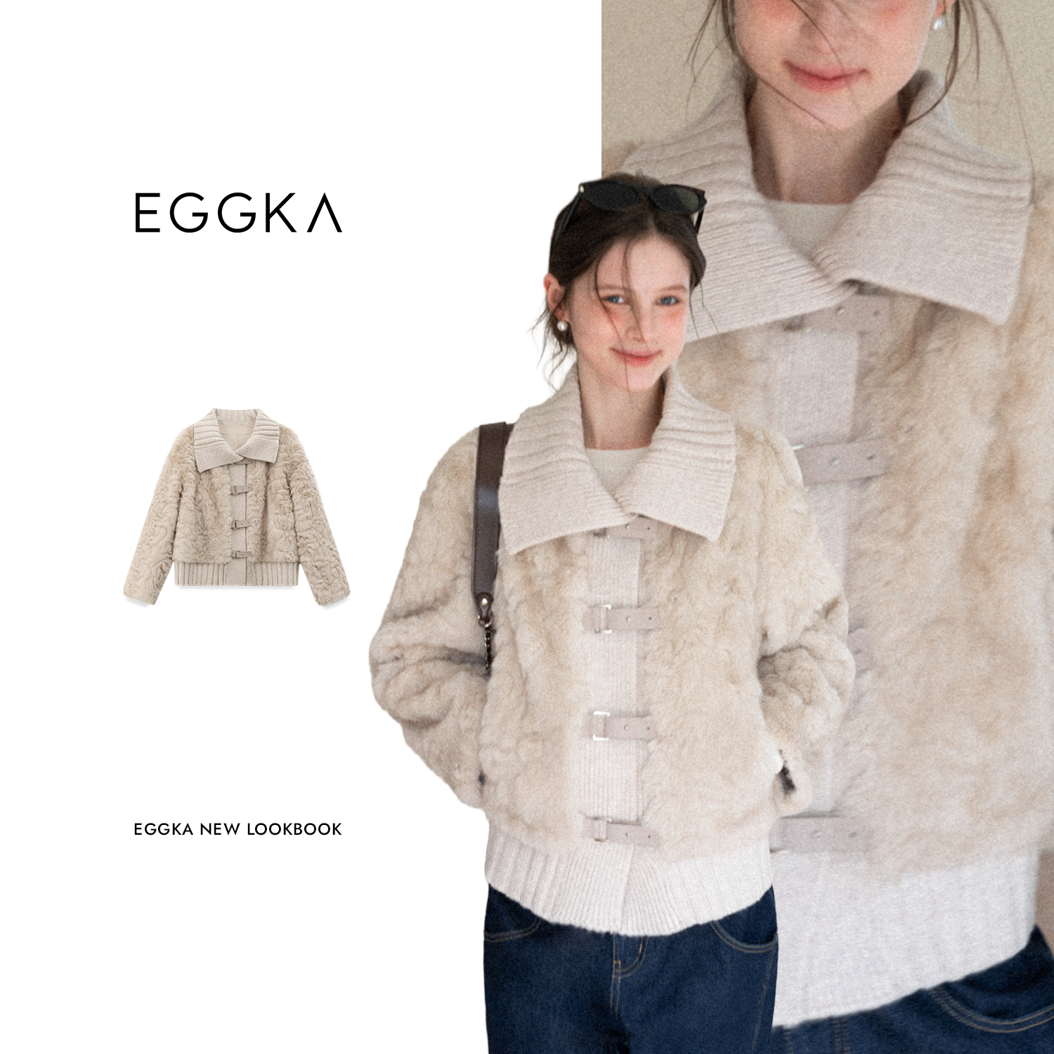 EGGKA UK Facebook ad: Women’s Outerwear - Blazers, Tweed, Cropped Puffers &…