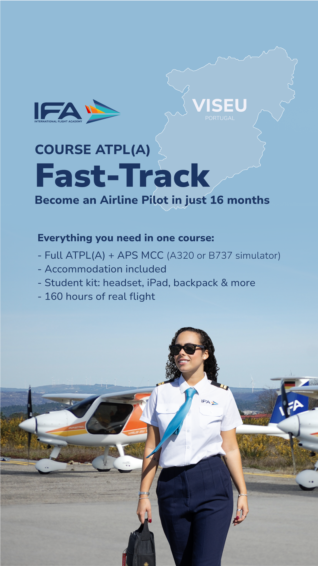 IFA International Flight Academy Facebook ad from Jun 16, 2026